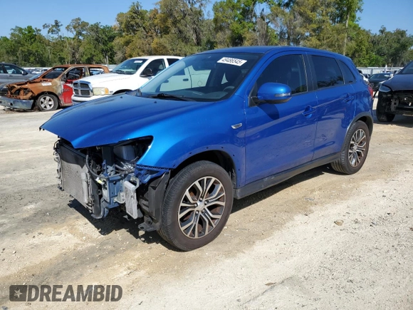 2019 Mitsubishi Outlander Sport ES 2.0 with VIN JA4AP3AU3KU034538, listed as a Copart auction lot 49486545 with 130,099 mi miles and Salvage Title. Bid and sale history available at carsss.com. Image 1.
