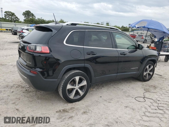 2019 Jeep Cherokee Limited with VIN 1C4PJLDB5KD427727, listed as a Copart auction lot 59300595 with 153,147 mi miles and Non repairable. Bid and sale history available at DreamBid. Image 3.