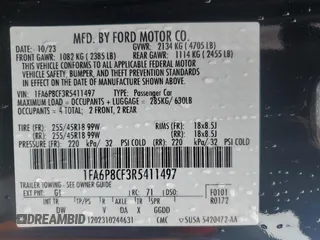 2024 Ford Mustang GT with VIN 1FA6P8CF3R5411497, listed as a Copart auction lot 55979545 with 6,607 mi miles and Salvage title. Bid and sale history available at DreamBid. Image 12.