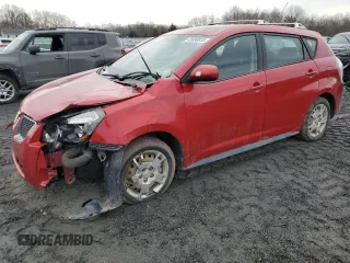 2009 Pontiac Vibe with VIN 5Y2SM67009Z469216, listed as a Copart auction lot 43930835 with 203,852 mi miles and Salvage Title. Bid and sale history available at carsss.com. Image 1.