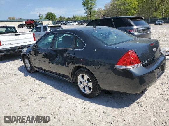 2013 Chevrolet Impala LS with VIN 2G1WF5E36D1203163, listed as a Copart auction lot 52684025 with 118,674 mi miles and Salvage Title. Bid and sale history available at DreamBid. Image 2.