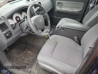 2007 Dodge Dakota SLT with VIN 1D7HE48K27S121781, listed as a Copart auction lot 43204335 with 157,654 mi miles and Salvage Title. Bid and sale history available at DreamBid. Image 7.