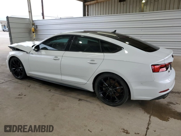 2018 Audi A5 Sportback Premium Plus with VIN WAUENCF57JA010688, listed as a Copart auction lot 49540794 with 66,981 mi miles. Bid and sale history available at carsss.com. Image 2.