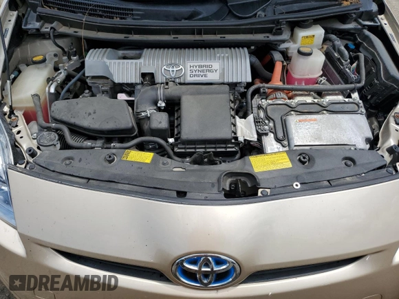 2011 Toyota Prius I z VIN JTDKN3DUXB0322138, wystawiony jako Copart lot #58489395 z przebiegiem Nie podano mil oraz Szkoda całkowita • Salvage title. Historia ofert i sprzedaży dostępna na DreamBid. Obrazek 11.