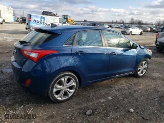2014 Hyundai Elantra GT with VIN KMHD35LHXEU195740, listed as a Copart auction lot 87057324 with 56,010 mi miles and Clean Title. Bid and sale history available at carsss.com. Image 3.