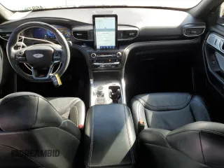 2020 Ford Explorer ST with VIN 1FM5K8GC4LGD17057, listed as a Copart auction lot 46979045 with 37,832 mi miles and Salvage Title. Bid and sale history available at DreamBid. Image 8.