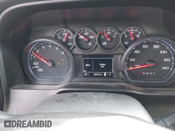 2021 Chevrolet Silverado 1500 Work Truck with VIN 3GCNWAEKXMG273176, listed as a IAAI auction lot 41632014 with 99,075 mi miles. Bid and sale history available at carsss.com. Image 7.