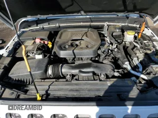 2021 Jeep Wrangler Unlimited Sahara with VIN 1C4JJXP64MW762819, listed as a Copart auction lot 49796845 with 76,543 mi miles and Salvage Title. Bid and sale history available at DreamBid. Image 12.
