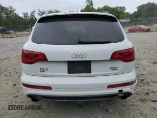 2015 Audi Q7 S line Prestige z VIN WA1DGAFE8FD023785, wystawiony jako Copart lot #56737425 z przebiegiem 134 926 mil mil oraz Szkoda całkowita • Salvage title. Historia ofert i sprzedaży dostępna na DreamBid. Obrazek 6.
