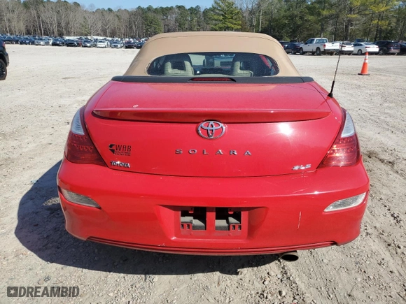 2008 Toyota Camry Solara SE with VIN 4T1FA38PX8U157089, listed as a Copart auction lot 48765215 with 114,273 mi miles and Salvage Title. Bid and sale history available at carsss.com. Image 6.