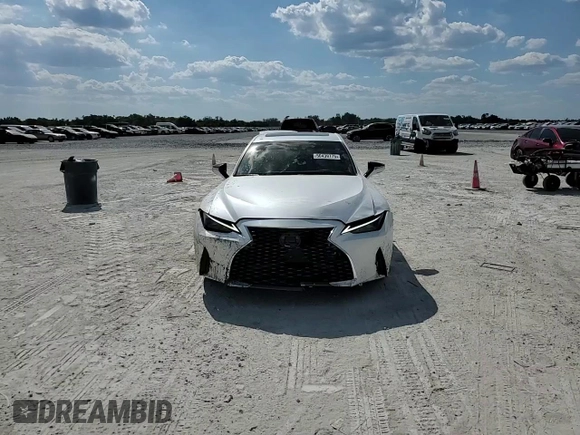 2023 Lexus IS 300 with VIN JTHCA1D27P5125889, listed as a Copart auction lot 50439775 with 2,192 mi miles and Non repairable. Bid and sale history available at DreamBid. Image 10.