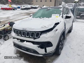 2023 Jeep Compass Limited with VIN 3C4NJDCN1PT519895, listed as a IAAI auction lot 41650298 with 14,119 mi miles and . Bid and sale history available at carsss.com. Image 2.