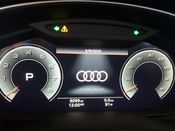 2024 Audi Q7 Premium Plus with VIN WA1LXBF76RD009102, listed as a Copart auction lot 57466115 with 9,099 mi miles and Salvage title. Bid and sale history available at DreamBid. Image 9.