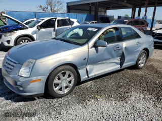 2007 Cadillac STS with VIN 1G6DW677770179530, listed as a Copart auction lot 42824745 with 40,842 mi miles and Salvage Title. Bid and sale history available at carsss.com. Image 1.