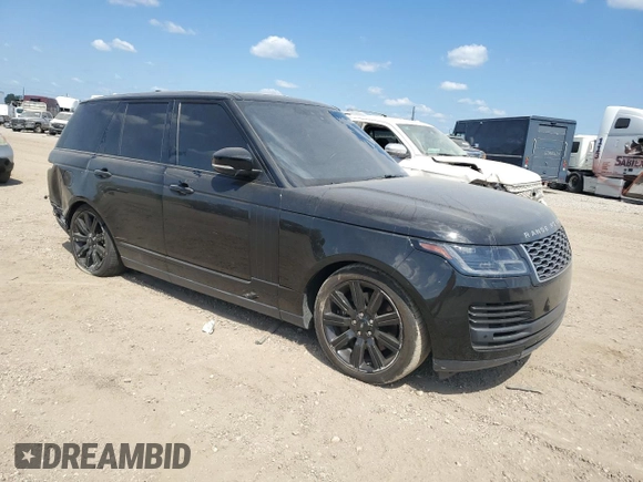 2019 Land Rover Range Rover with VIN SALGR2RV8KA532391, listed as a Copart auction lot 73598584 with 45,727 mi miles and Salvage Title. Bid and sale history available at carsss.com. Image 4.