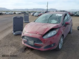2014 Ford Fiesta SE with VIN 3FADP4BJ4EM174657, listed as a IAAI auction lot 41714825 with 90,452 mi miles. Bid and sale history available at carsss.com. Image 6.