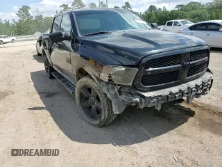 2018 Ram 1500 Express with VIN 1C6RR7KG9JS258692, listed as a Copart auction lot 54575175 with 143,949 mi miles and Salvage title. Bid and sale history available at DreamBid. Image 13.