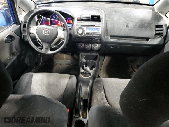 2008 Honda Fit with VIN JHMGD37498S059494, listed as a Copart auction lot 45014305 with 83,361 mi miles and Salvage Title. Bid and sale history available at carsss.com. Image 8.