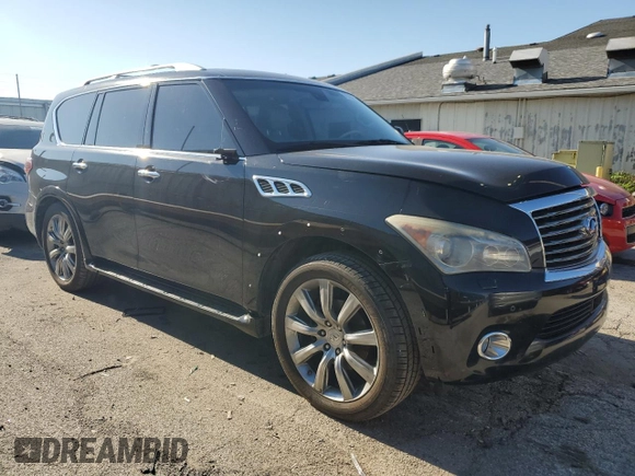2012 Infiniti QX56 7-passenger z VIN JN8AZ2NE1C9020448, wystawiony jako Copart lot #76786414 z przebiegiem 188 572 mil mil oraz Tytuł czysty. Historia ofert i sprzedaży dostępna na DreamBid. Obrazek 4.