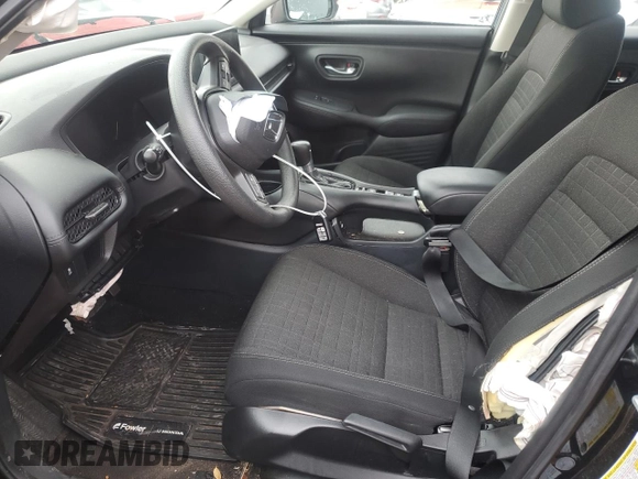 2023 Honda HR-V LX with VIN 3CZRZ2H38PM702334, listed as a Copart auction lot 60760625 with 53,149 mi miles and Salvage title. Bid and sale history available at DreamBid. Image 7.