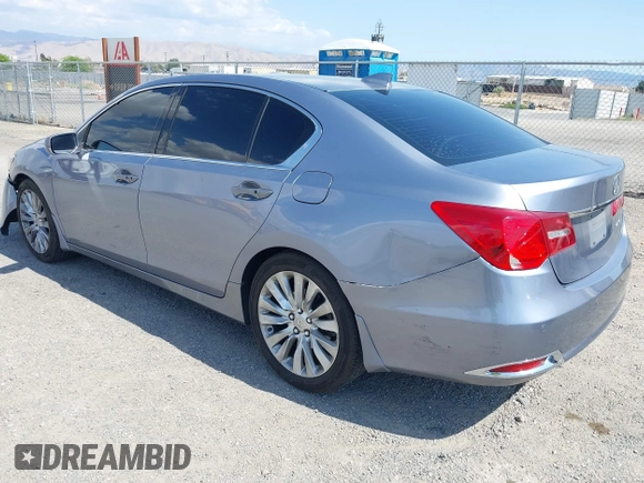 2015 Acura RLX Advance with VIN JH4KC1F94FC001153, listed as a IAAI auction lot 42454734 with 185,179 mi miles and . Bid and sale history available at DreamBid. Image 3.