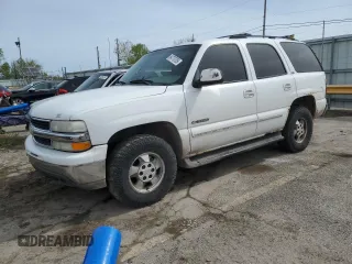 2002 Chevrolet Tahoe LS with VIN 1GNEK13Z92J185685, listed as a Copart auction lot 54773705 with 329,520 mi miles and Salvage title. Bid and sale history available at DreamBid. Image 1.