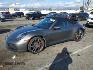 2023 Porsche 911 Carrera S with VIN WP0CB2A91PS248028, listed as a Copart auction lot 44021485 with 5,100 mi miles and Salvage Title. Bid and sale history available at carsss.com. Image 1.