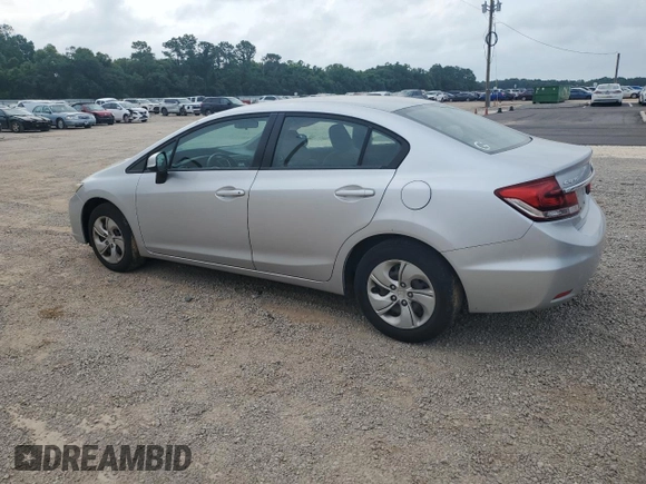 2013 Honda Civic LX z VIN 19XFB2F53DE086680, wystawiony jako Copart lot #58041925 z przebiegiem 112 338 mil mil oraz Szkoda całkowita • Salvage title. Historia ofert i sprzedaży dostępna na DreamBid. Obrazek 2.