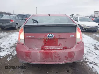 2012 Toyota Prius One with VIN JTDKN3DU1C5429857, listed as a IAAI auction lot 41072254 with 107,418 mi miles. Bid and sale history available at carsss.com. Image 16.