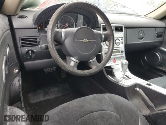 2005 Chrysler Crossfire с VIN 1C3AN75N55X055680, выставлен на аукционе Copart как лот 58017135 с пробегом 97 109 миль миль и Списание • Salvage title. История ставок и продаж доступна на DreamBid. Изображение 8.