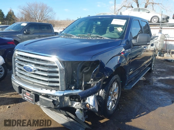 2016 Ford F-150 XL with VIN 1FTEW1CP1GKD15777, listed as a IAAI auction lot 41655022 with 140,534 mi miles and . Bid and sale history available at carsss.com. Image 2.