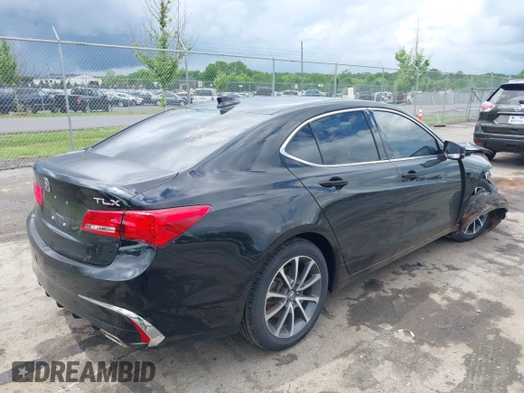 2018 Acura TLX with VIN 19UUB2F35JA009413, listed as a IAAI auction lot 42189933 with 78,000 mi miles and . Bid and sale history available at DreamBid. Image 4.