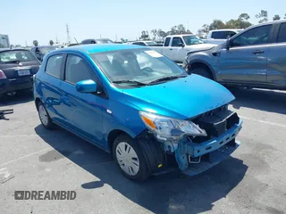 2024 Mitsubishi Mirage ES z VIN ML32AUHJ2RH010587, wystawiony jako IAAI lot #42237887 z przebiegiem 9 686 mil mil oraz . Historia ofert i sprzedaży dostępna na DreamBid. Obrazek 1.