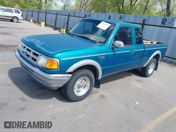 1994 Ford Ranger Splash with VIN 1FTCR15X8RPB51199, listed as a IAAI auction lot 42123779 with 203,940 mi miles. Bid and sale history available at carsss.com. Image 2.