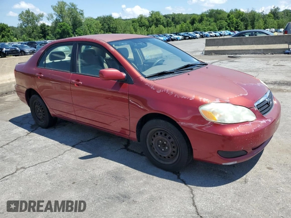 2006 Toyota Corolla CE with VIN 1NXBR32E96Z636051, listed as a Copart auction lot 65013655 with Not provided miles and Clean title. Bid and sale history available at DreamBid. Image 4.