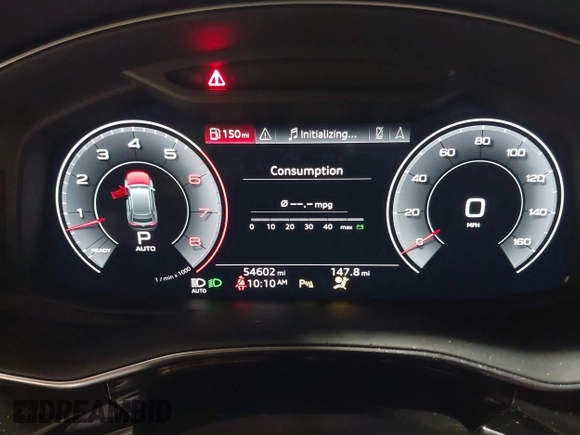 2019 Audi Q8 Premium Plus with VIN WA1EVAF18KD037817, listed as a IAAI auction lot 41922109 with 54,602 mi miles and . Bid and sale history available at DreamBid. Image 7.