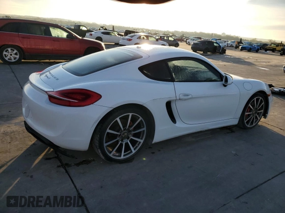 2014 Porsche Cayman S с VIN WP0AB2A83EK193755, выставлен на аукционе Copart как лот 83566134 с пробегом 49 965 миль миль и Списание • Salvage title. История ставок и продаж доступна на DreamBid. Изображение 3.