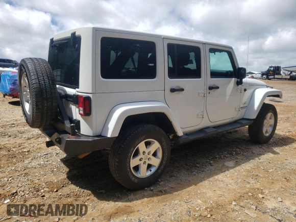 2017 Jeep Wrangler Unlimited Sahara with VIN 1C4HJWEG8HL580262, listed as a Copart auction lot 60118455 with 63,075 mi miles and Salvage title. Bid and sale history available at DreamBid. Image 3.