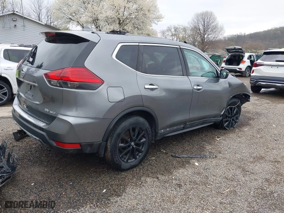 2017 Nissan Rogue SL with VIN 5N1AT2MV8HC802900, listed as a IAAI auction lot 42021254 with 109,025 mi miles. Bid and sale history available at carsss.com. Image 4.