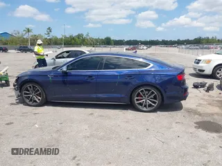 2018 Audi S5 Sportback Prestige z VIN WAUC4CF58JA003890, wystawiony jako IAAI lot #42176231 z przebiegiem 94 954 mil mil oraz . Historia ofert i sprzedaży dostępna na DreamBid. Obrazek 15.