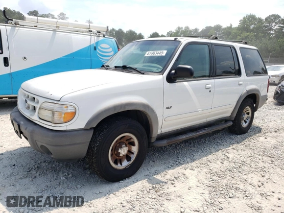 2001 Ford Explorer XLS with VIN 1FMZU72E11ZA76025, listed as a Copart auction lot 61963445 with 266,687 mi miles and Salvage title. Bid and sale history available at DreamBid. Image 1.
