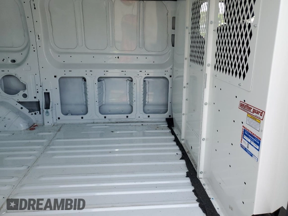 2021 Ford Transit Cargo with VIN 1FTBR1Y80MKA66332, listed as a Copart auction lot 60969155 with 160,742 mi miles and Salvage title. Bid and sale history available at DreamBid. Image 11.