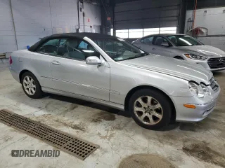 2004 Mercedes-Benz CLK 320 with VIN WDBTK65G54T005178, listed as a Copart auction lot 58312605 with 101,127 mi miles and Salvage title. Bid and sale history available at DreamBid. Image 4.