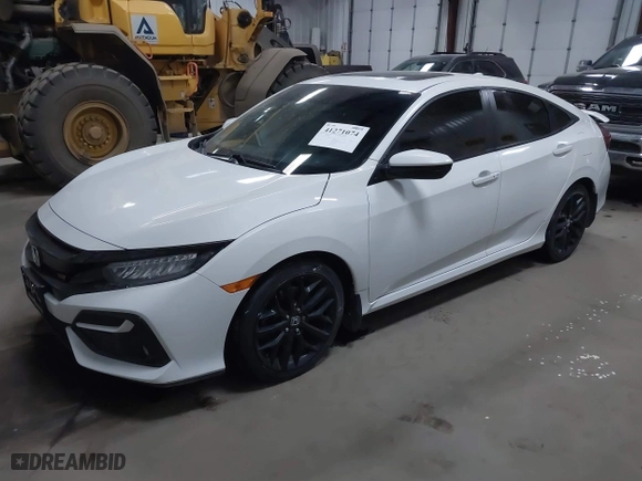 2020 Honda Civic Si Sedan with VIN 2HGFC1E53LH705291, listed as a IAAI auction lot 41271074 with 137,690 mi miles. Bid and sale history available at carsss.com. Image 22.