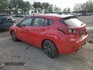 2024 Subaru Impreza Sport with VIN JF1GUAFC9R8368451, listed as a Copart auction lot 86129034 with 102 mi miles and Salvage Title. Bid and sale history available at carsss.com. Image 2.