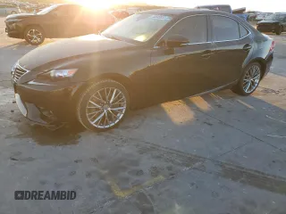 2016 Lexus IS 200t with VIN JTHBA1D25G5004502, listed as a Copart auction lot 43645835 with 77,597 mi miles and Salvage Title. Bid and sale history available at DreamBid. Image 1.