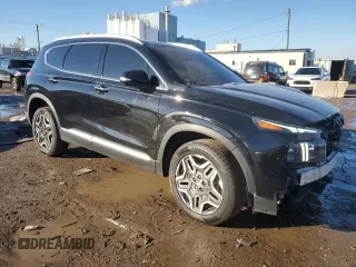 2021 Hyundai Santa Fe Limited with VIN 5NMS4DAL2MH349745, listed as a Copart auction lot 89108145 with 50,417 mi miles and Salvage Title. Bid and sale history available at carsss.com. Image 4.
