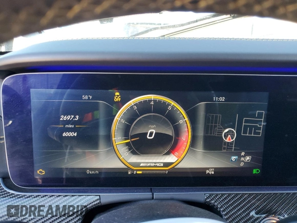 2018 Mercedes-Benz E-Class AMG E 63 S with VIN WDDZF8KB8JA201195, listed as a Copart auction lot 81191664 with 60,004 mi miles and Salvage Title. Bid and sale history available at carsss.com. Image 9.