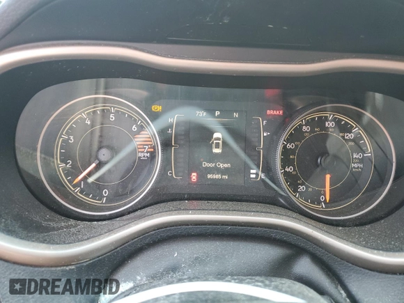 2016 Jeep Cherokee 75th Anniversary with VIN 1C4PJLCBXGW281127, listed as a Copart auction lot 50680515 with 95,985 mi miles and Salvage Title. Bid and sale history available at carsss.com. Image 9.