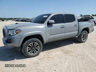 2021 Toyota Tacoma 4WD SR with VIN 3TMCZ5AN2MM436040, listed as a Copart auction lot 52879625 with 27,244 mi miles and Salvage Title. Bid and sale history available at carsss.com. Image 1.
